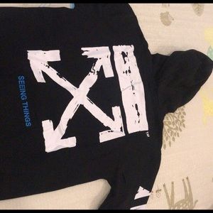 Off-White “Seeing things” Diagonal Hoodie